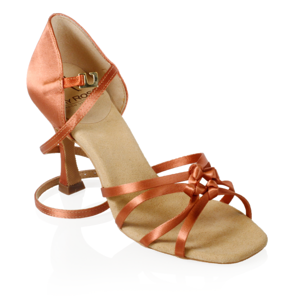 Ray Rose 821-XHB (Hook Buckle - Pyramid Sole) Colorado Dark Tan Satin 