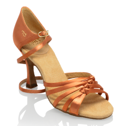 Ray Rose 824-X Tania 1 Xtra Dark Tan Satin 