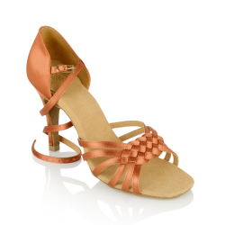 Ray Rose H869-X Moonglow Xtra ULTRA-FLEX Dark Tan Satin